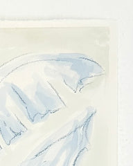 Blue Palm Leaves No. 6