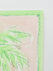 Mini Toile Palm No. 5 (green & pink)