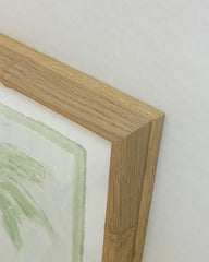 Toile Palm No. 15 (Green & Pale Aqua)