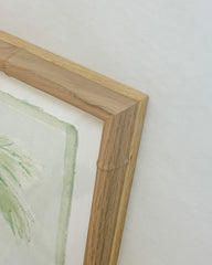 Toile Palm No. 16 (Green & Pale Aqua)