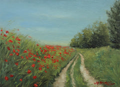 Poppy Lined Path