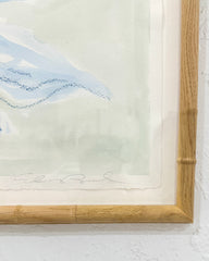 Blue Palm Leaves No. 3