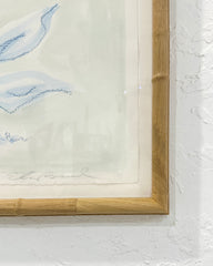 Blue Palm Leaves No. 4