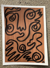 Mini Fingers and Faces in Brown and Black