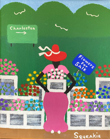 Flower Lady (Red Hat)