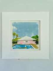 Pink Pool House