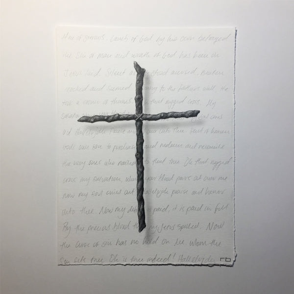 pencil drawing cross