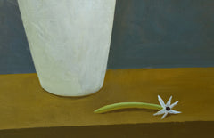 Flowers in White Vase