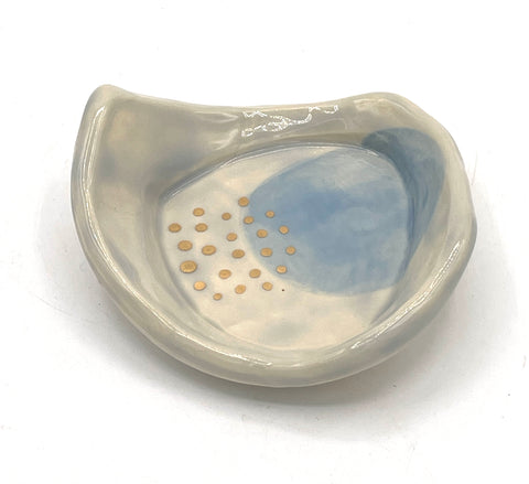 Blue Jewelry Dish 2