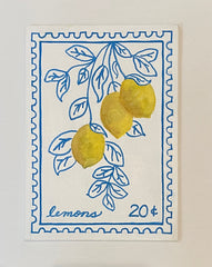Lemons & Blue Leaves