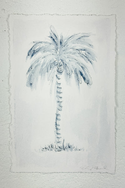 3 Pcs Cadre En Bois Impression Sur Toile Forêt Arbre Or Palm Feuilles