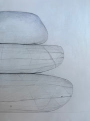 Silver + Gold Stacked Stones