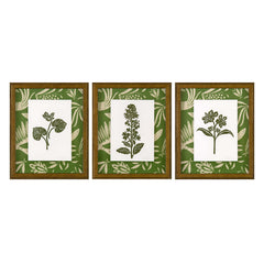 Violet Linocut Green 01