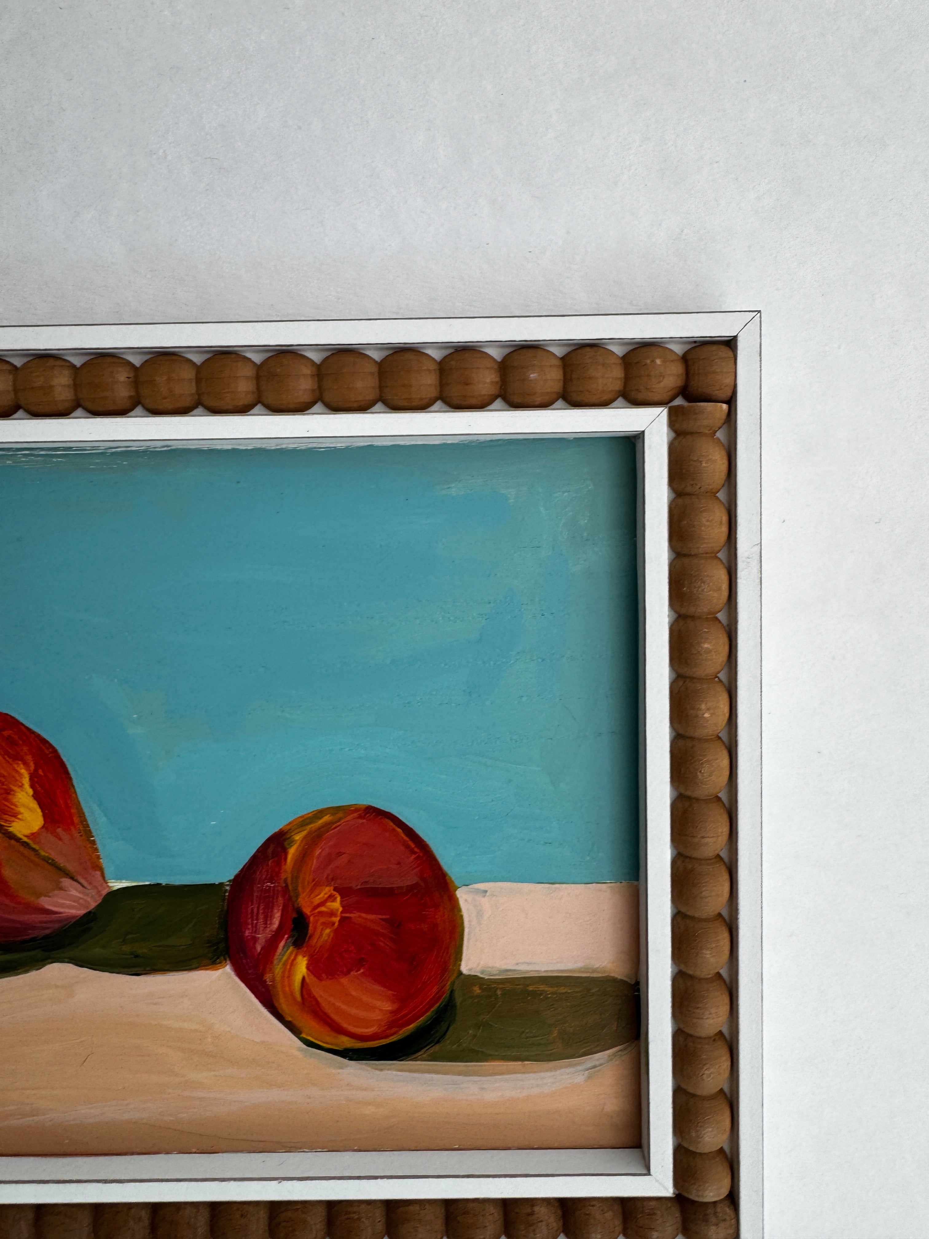 Peaches with Matisse - Blue and Blush