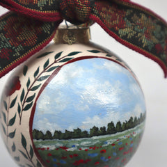 Poppy Field Ornament