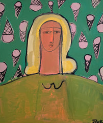 Woman with Ice Cream