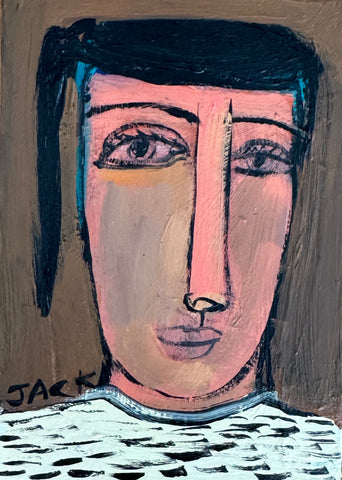 Woman with Ponytail