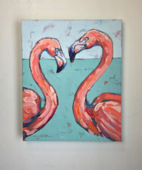Flamingo Duo