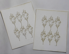 Lilies Grid Laser Print 2