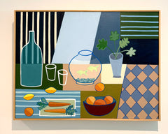 Still Life with Fishbowl and Carrots