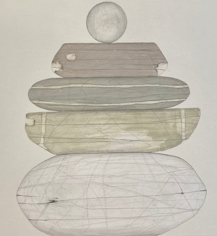 Mick Beisel XRAY Stacked Stones – Artist Collectives