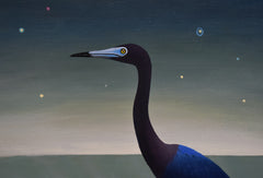 The Night Warden (Little Blue Heron)