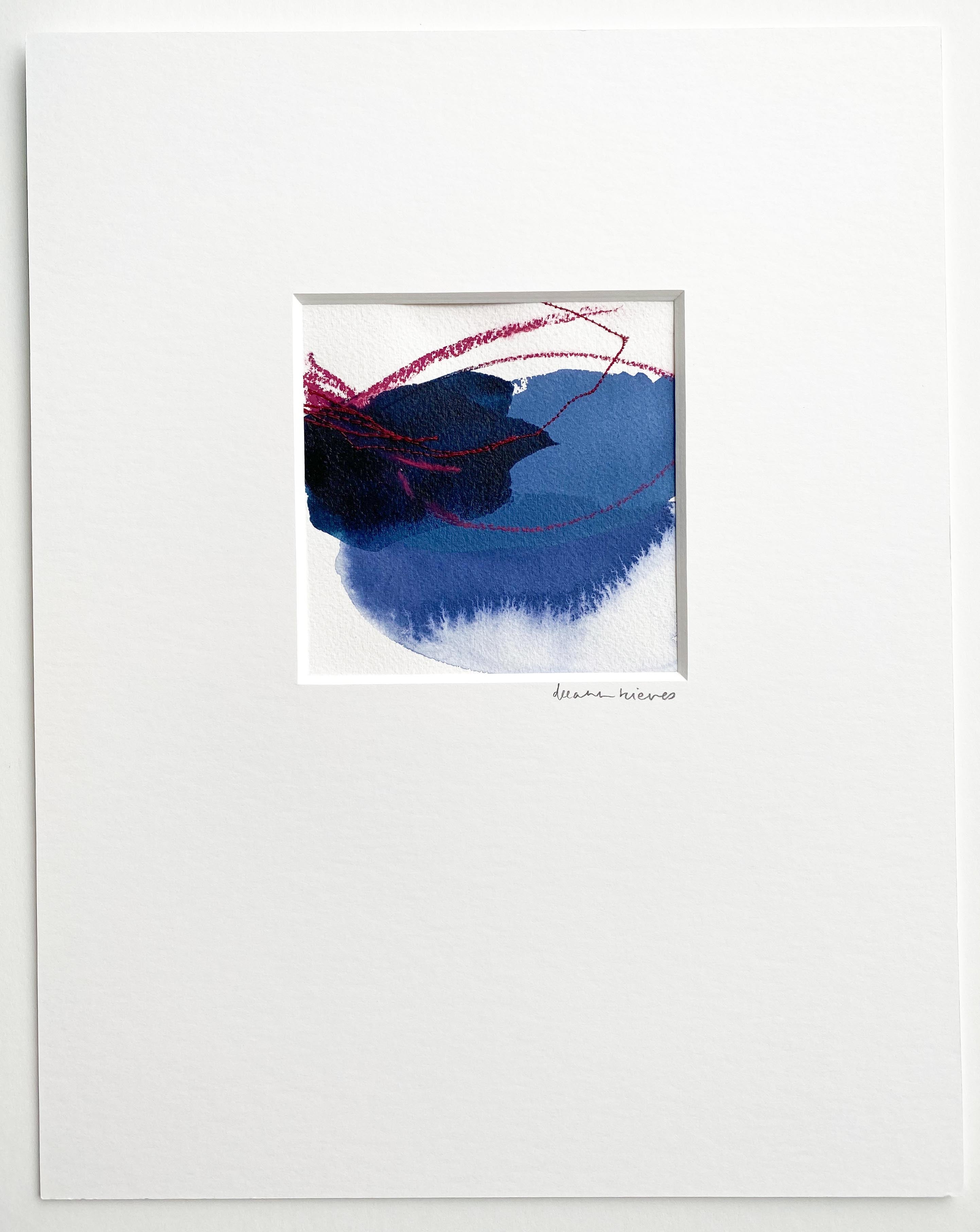 Color Study in Blue Violet and Magenta