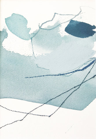 Color Study in Blue and Teal