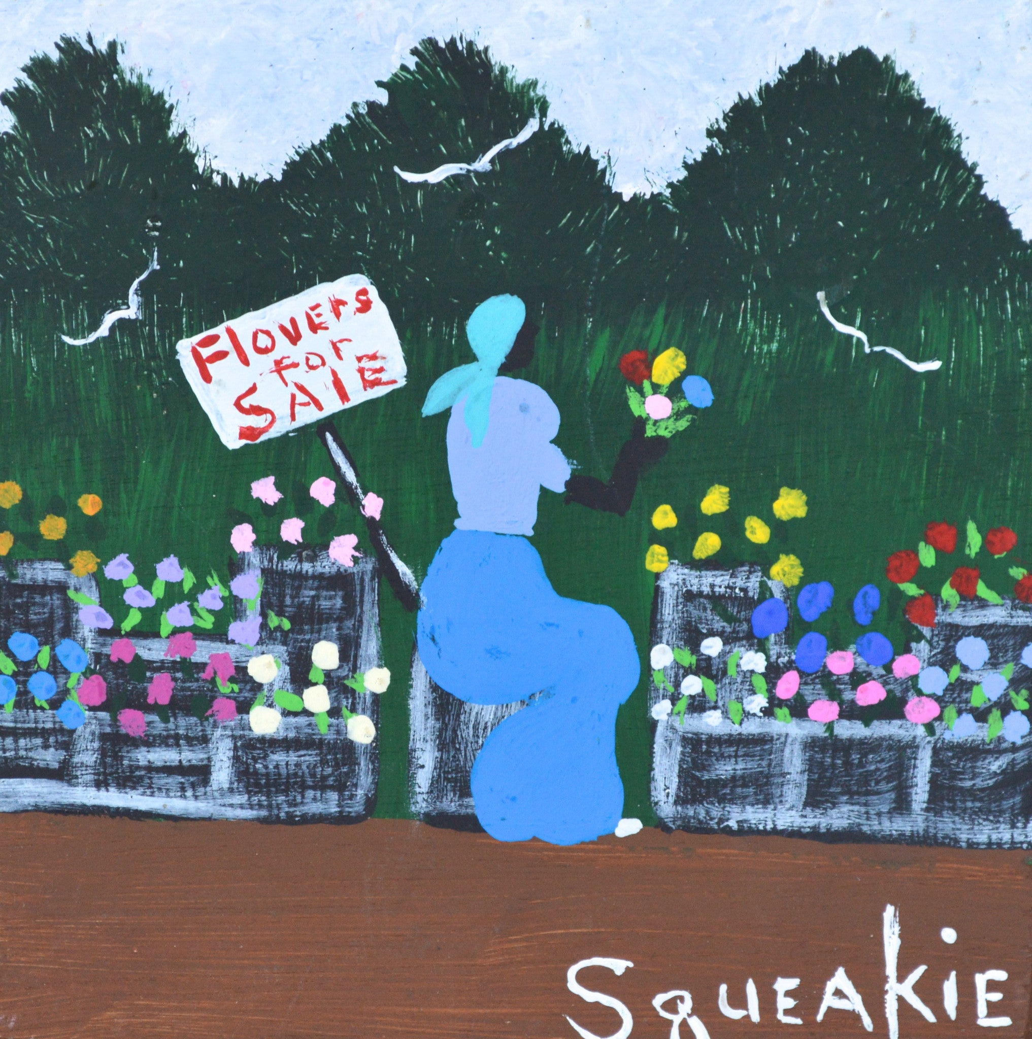 Flower Lady (Scarf)