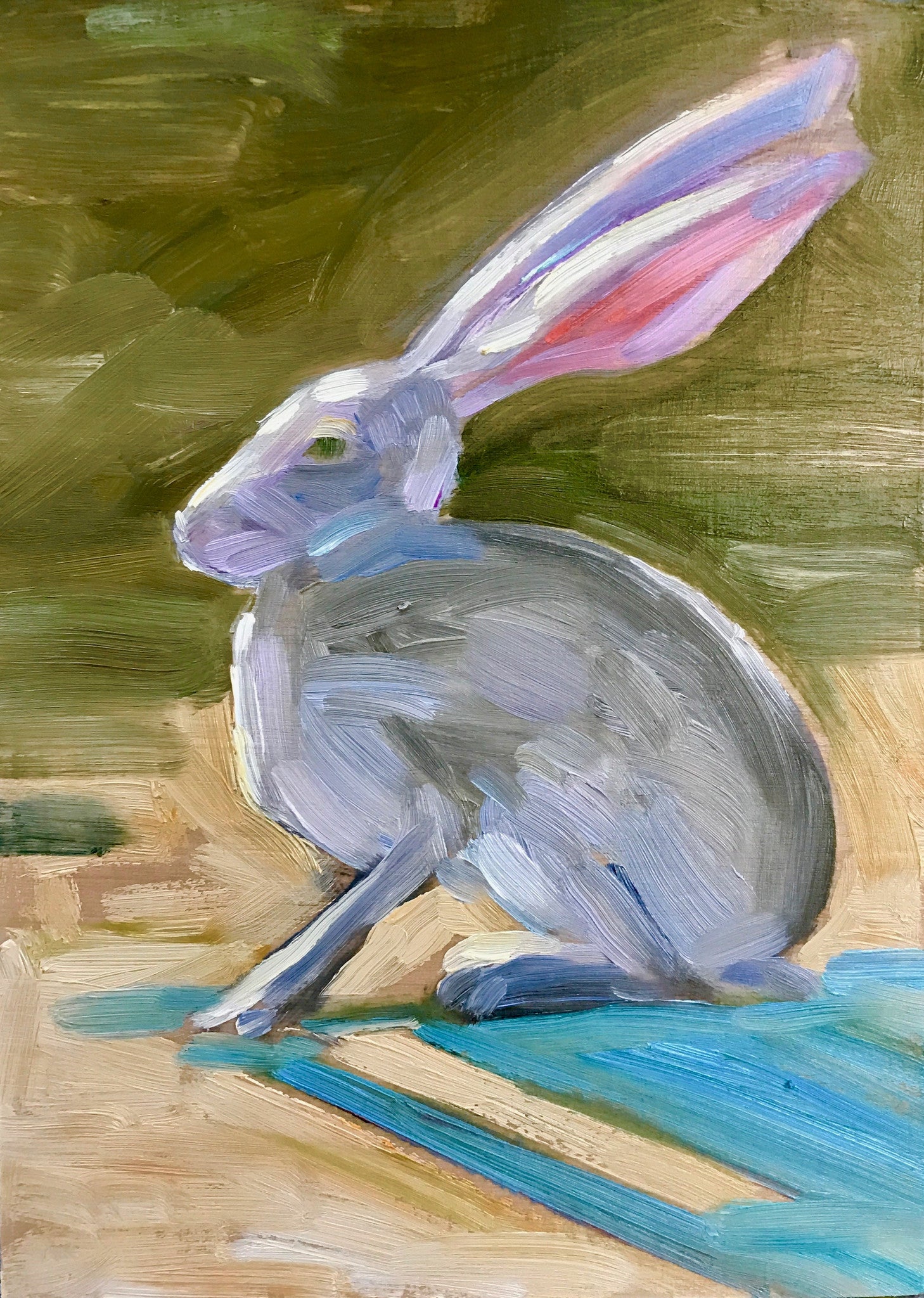 Jack Rabbit Painting