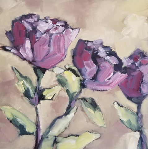 Purple Peonies