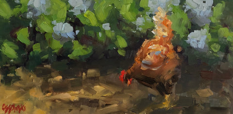 Ginger In the Hydrangeas