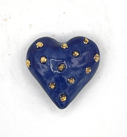 Mini Gold Star Wall Heart