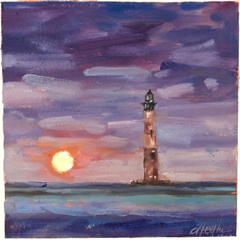 Moonrise Over Folly- Tammy Medlin