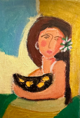 Woman with Lemons