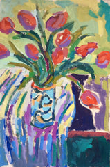 Still Life with Red Tulips