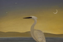 Egret at Dusk